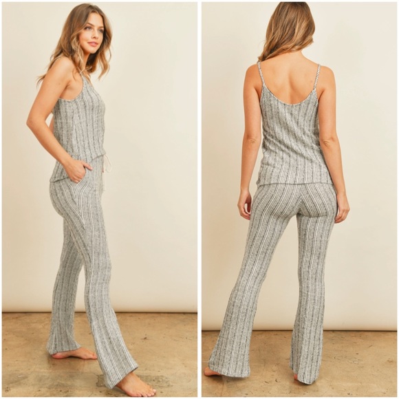 🆕Striped cami top and pant set - Picture 5 of 6